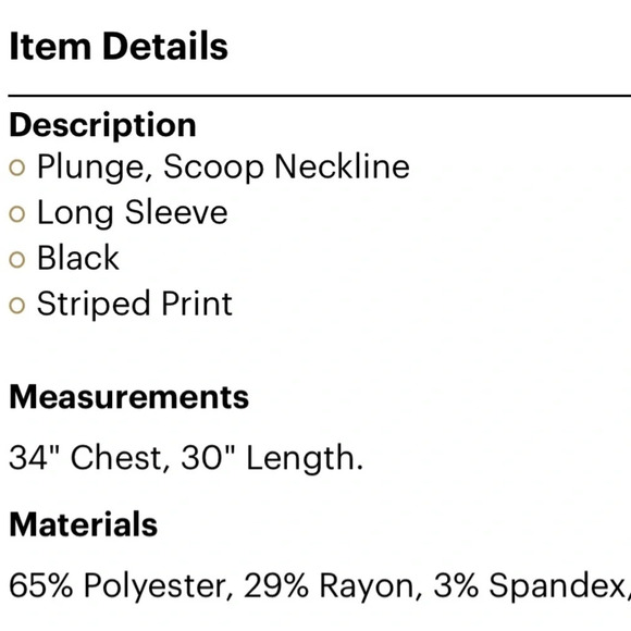 Lauren Conrad small black & gold bow tie top - Picture 4 of 8